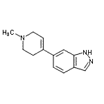 CAS#: 885272-32-2, 6-(1-Methyl-1,2,3,6-tetrahydro-4-pyridinyl)-1H-indazole