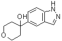CAS#: 885272-57-1, 4-(1H-Indazol-5-yl)tetrahydro-2H-pyran-4-ol