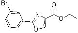 CAS 登录号：885273-06-3， 2-(3-溴苯基)-1,3-恶唑-4-羧酸乙酯