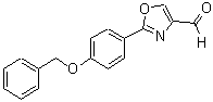 CAS#: 885273-30-3, 2-[4-(Benzyloxy)phenyl]-1,3-oxazole-4-carbaldehyde