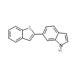 CAS#: 885273-41-6, 6-(1-Benzothiophen-2-yl)-1H-indole