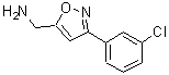 CAS#: 885273-50-7, 1-[3-(3-Chlorophenyl)-1,2-oxazol-5-yl]methanamine