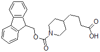 CAS 登录号：885274-47-5， 1-[(9H-芴-9-基甲氧基)羰基]-4-哌啶丁酸