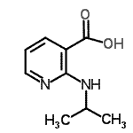 CAS#: 885275-12-7, 2-(Isopropylamino)nicotinic acid