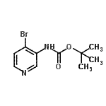 CAS#: 885275-14-9, 2-Methyl-2-propanyl (4-bromo-3-pyridinyl)carbamate