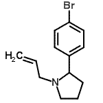 CAS#: 885275-21-8, 1-allyl-2-(4-bromophenyl)pyrrolidine