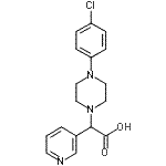 CAS 登录号：885276-88-0， [4-(4-氯苯基)-1-哌嗪基](3-吡啶基)乙酸