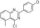 CAS#: 885277-78-1, 4-Chloro-2-(4-chlorophenyl)-5-methylquinazoline