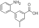CAS 登录号：885278-11-5， 2'-氨基-5-甲基-3-联苯基羧酸