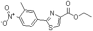 CAS#: 885278-57-9, Ethyl 2-(3-methyl-4-nitrophenyl)-1,3-thiazole-4-carboxylate