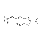 CAS#: 885279-13-0, 5-(Trifluoromethoxy)-1-benzothiophene-2-carboxylic acid