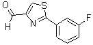 CAS#: 885279-20-9, 2-(3-Fluorophenyl)-1,3-thiazole-4-carbaldehyde