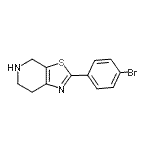 CAS#: 885279-61-8, 2-(4-Bromophenyl)-4,5,6,7-tetrahydro[1,3]thiazolo[5,4-c]pyridine