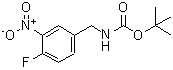CAS 登录号:885280-67-1, (4-氟-3-硝基苄基)氨基甲酸叔丁酯