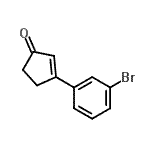 CAS#: 885323-01-3, 3-(3-bromophenyl)cyclopent-2-en-1-one