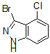 CAS#: 885521-40-4, 3-Bromo-4-Chloro-1H-Indazole