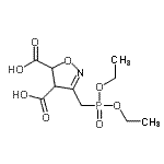 CAS#: 885961-53-5, 3-[(Diethoxyphosphoryl)methyl]-4,5-dihydro-1,2-oxazole-4,5-dicarboxylic acid