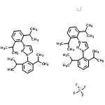 CAS 登录号：886061-48-9， 亚铜1,3-二(2,6-二异丙基苯基)咪唑四氟硼酸盐