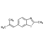 CAS#: 88613-64-3, 2-Methyl-6-(2-methyl-1-propen-1-yl)-1,3-benzothiazole