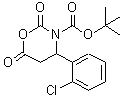 CAS#: 886362-57-8, 2-Methyl-2-propanyl 4-(2-chlorophenyl)-2,6-dioxo-1,3-oxazinane-3-carboxylate