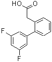 CAS 登录号：886363-23-1， (3',5'-二氟-2-联苯基)乙酸