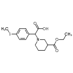 CAS#: 886363-60-6, [3-(Ethoxycarbonyl)-1-piperidinyl][4-(methylsulfanyl)phenyl]acetic acid