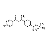 CAS#: 886365-70-4, 2-Methyl-2-propanyl 4-[4-(6-chloro-3-pyridinyl)-4-oxo-2-butanyl]-1-piperazinecarboxylate