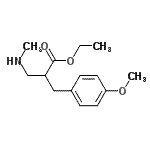 CAS 登录号：886366-05-8， 乙基2-(4-甲氧基苄基)-3-(甲基氨基)丙酸酯