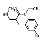CAS#: 886366-12-7, Ethyl 2-(3-bromobenzyl)-3-(methylamino)propanoate
