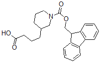 CAS 登录号：886366-26-3， 1-[(9H-芴-9-基甲氧基)羰基]-3-哌啶丁酸