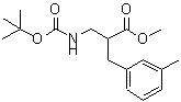 CAS 登录号：886366-61-6， 2-(3-甲基苄基)-3-({[(2-甲基-2-丙基)氧基]羰基}氨基)丙酸甲酯
