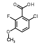 CAS#: 886499-58-7, 6-Chloro-2-fluoro-3-methoxybenzoic acid