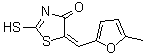 CAS#: 88674-82-2, (5E)-5-[(5-Methyl-2-furyl)methylene]-2-sulfanyl-1,3-thiazol-4(5H)-one
