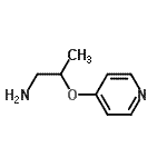 CAS 登录号：886763-56-0， 2-(4-吡啶基氧基)-1-丙胺