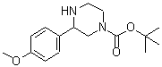 CAS#: 886768-17-8, 2-Methyl-2-propanyl 3-(4-methoxyphenyl)-1-piperazinecarboxylate