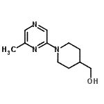 CAS#: 886851-59-8, [1-(6-Methyl-2-pyrazinyl)-4-piperidinyl]methanol
