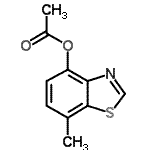 CAS#: 88686-33-3, 7-Methyl-1,3-benzothiazol-4-yl acetate