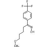 CAS 登录号：88699-84-7， (1E)-N-羟基-5-甲氧基-1-[4-(三氟甲基)苯基]-1-戊烷亚胺