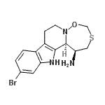 CAS#: 88704-52-3, (1S,13bS)-11-Bromo-1,2,7,8,13,13b-hexahydro[1,6,2]oxathiazepino[2',3':1,2]pyrido[3,4-b]indol-1-amine