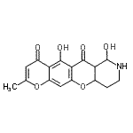 CAS#: 88720-91-6, 5,7-Dihydroxy-2-methyl-6a,7,8,9,10,10a-hexahydro-4H,6H-pyrano[3',2':6,7]chromeno[3,2-c]pyridine-4,6-dione