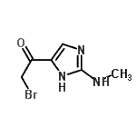 CAS#: 88723-40-4, 2-Bromo-1-[2-(methylamino)-1H-imidazol-4-yl]ethanone
