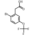 CAS#: 887266-81-1, [2-Bromo-5-(trifluoromethoxy)phenyl]acetic acid