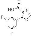 CAS 登录号：887267-63-2， 5-(3,5-二氟苯基)-1,3-恶唑-4-羧酸