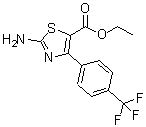CAS#: 887267-75-6, Ethyl 2-amino-4-[4-(trifluoromethyl)phenyl]-1,3-thiazole-5-carboxylate