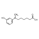 CAS#: 887353-92-6, 6-[(3-Hydroxyphenyl)(methyl)amino]hexanoic acid