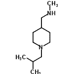 CAS#: 887405-46-1, 1-(1-Isobutyl-4-piperidinyl)-N-methylmethanamine