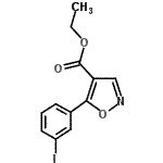 CAS#: 887407-86-5, Ethyl 5-(3-iodophenyl)-1,2-oxazole-4-carboxylate
