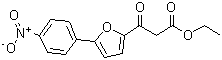 CAS 登录号：887411-65-6， 3-[5-(4-硝基苯基)-2-呋喃基]-3-氧代丙酸乙酯