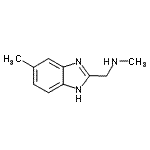 CAS#: 887571-32-6, N-Methyl-1-(5-methyl-1H-benzimidazol-2-yl)methanamine