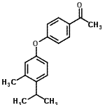 CAS#: 887575-43-1, 1-[4-(4-Isopropyl-3-methylphenoxy)phenyl]ethanone